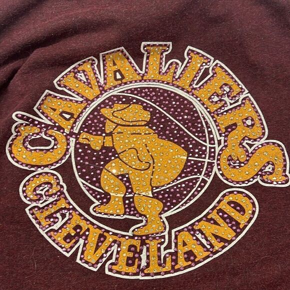 Lucky soul Cleveland Cavaliers bling drawstring hoodie - Picture 3 of 6